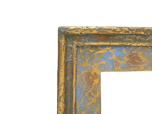 Antique Mirror In Mixed Metals Gilt
