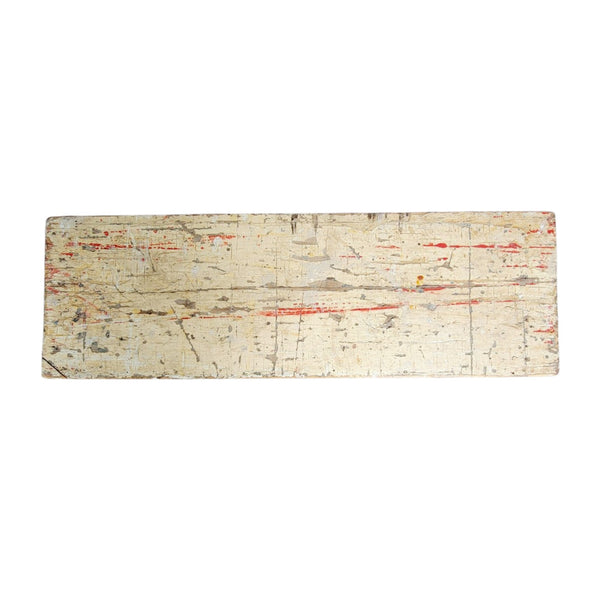 Primitive Country Bench In Original Paint