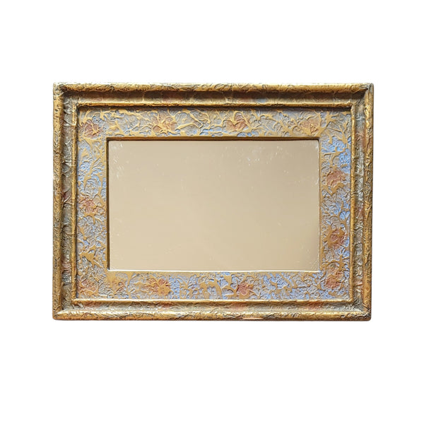 Antique Mirror In Mixed Metals Gilt