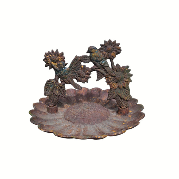 Cast Iron Table Top Bird Seed Feeder