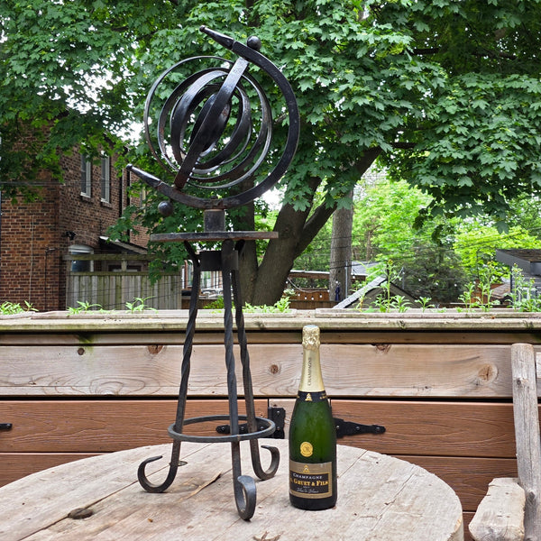 Antique Garden Cast Iron Armillary Dial