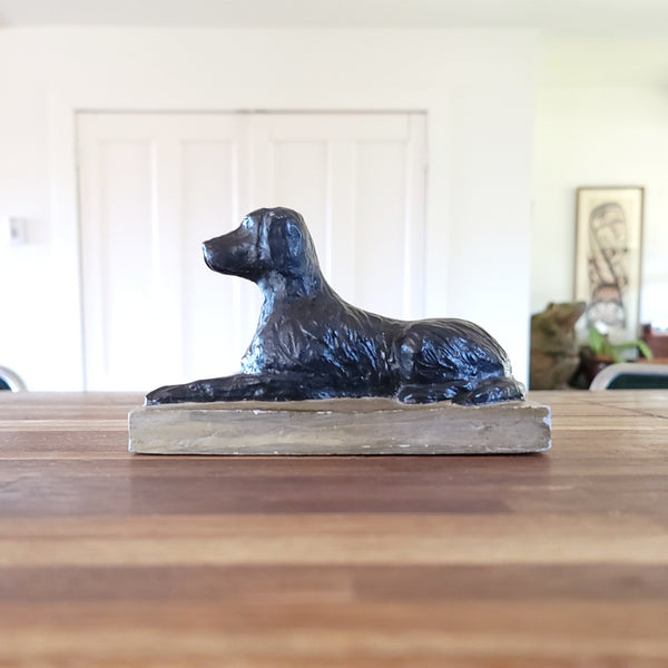 Cast Composite Plaster Setter Dog