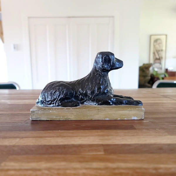 Cast Composite Plaster Setter Dog