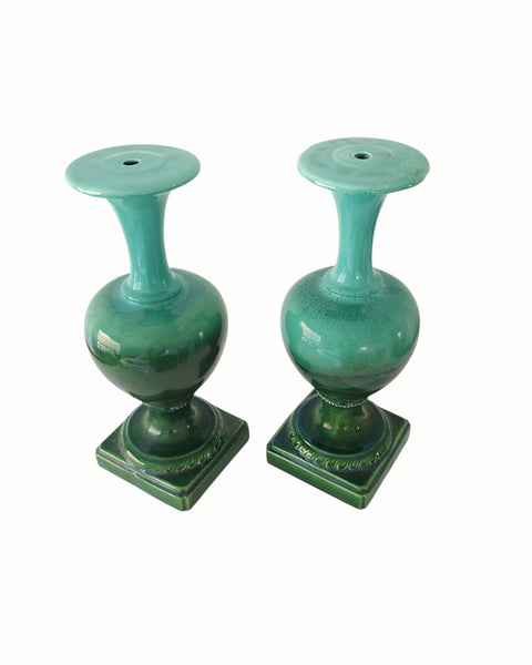 Elegant Ceramic Green Table Lamp Bases