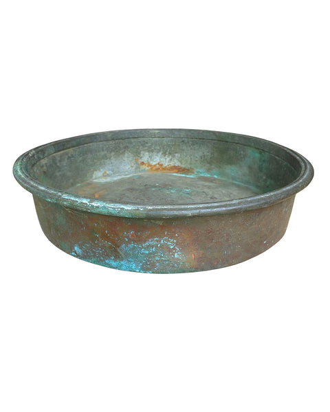 Antique French Large Copper Confiture Pan