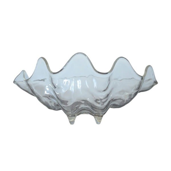 Lucite Acrylic Large Decorative Clam Shell Ice Bucket