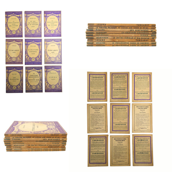 Collection Of Nine Larousse France French Books