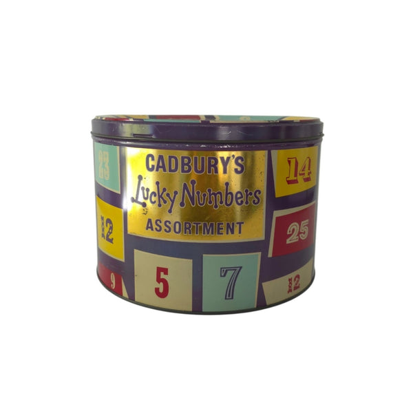 Circa 1950's Cadbury's Lucky Nubers Assortment Tin