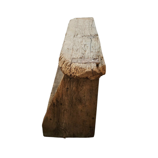 Fabulous Primitive Small Wood Bench