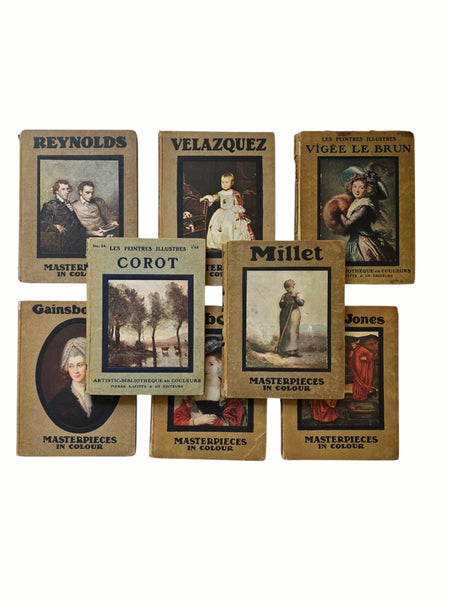 Collection Of Eight Antique Art Books