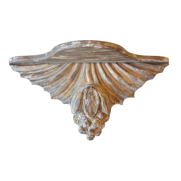 Antique Italian Gilt Wall Shelf Sconce