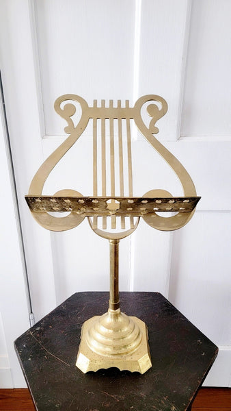 Brass Tabletop Music Book Stand