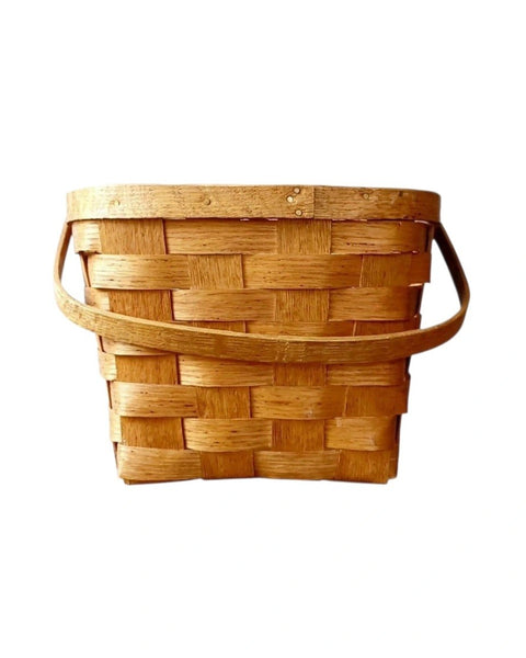 Woven Picnic Gathering Storage Basket