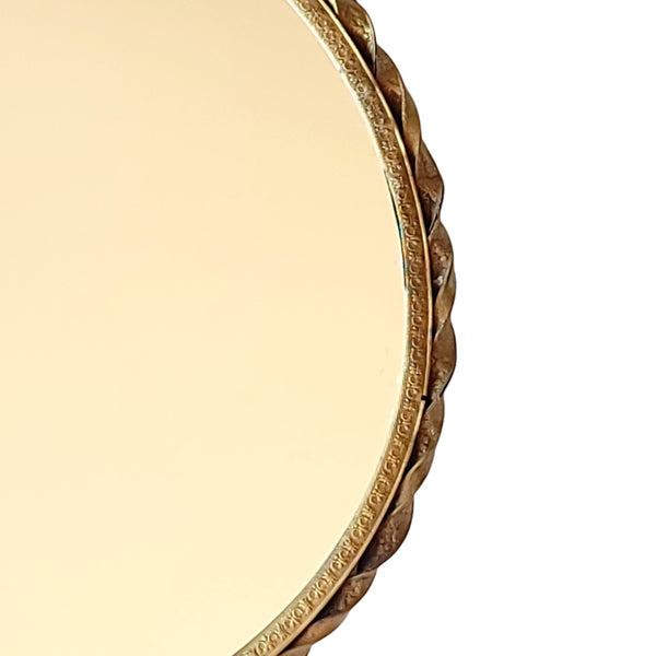 Round Brass Mirror