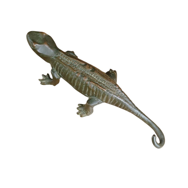 Antique Cast Bronze Pharmaceutical Salamander Cork Press