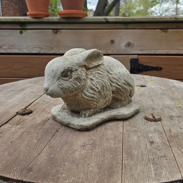 Lovely Cast Cement Garden Rabbit