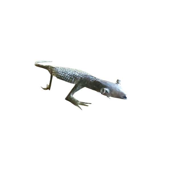 Folk Art Tin Iquana Lizard