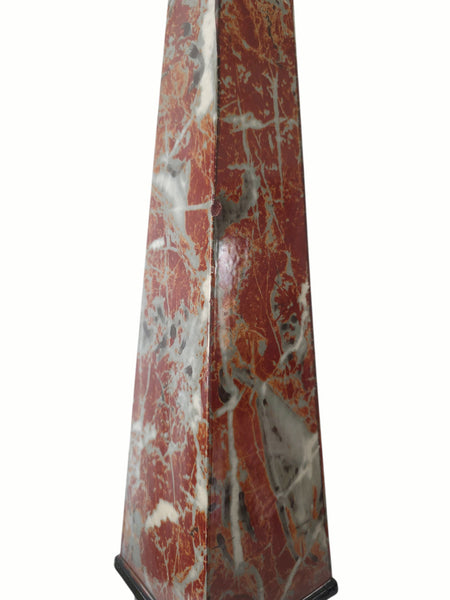 Fabulous Very Tall Mid Century Italian Ceramic Obelisk