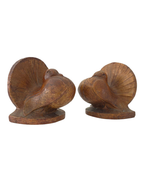 Art Deco Dove Bookends