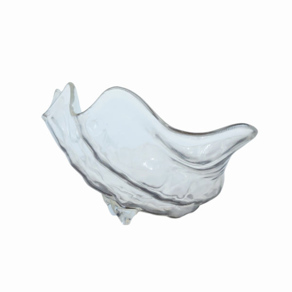 Lucite Acrylic Large Decorative Clam Shell Ice Bucket