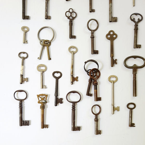 Collection Of 34 Antique Keys