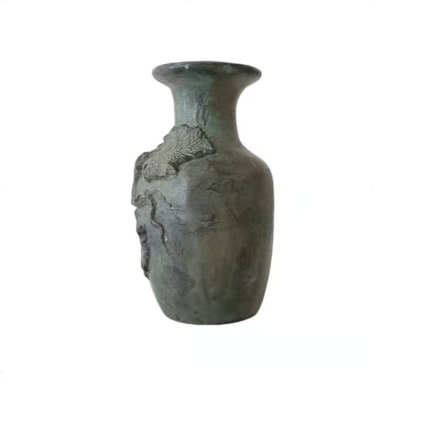 Japanese Cast Bronze Vase