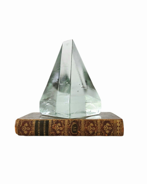 Robert Buick Art Glass Pyramidal Object