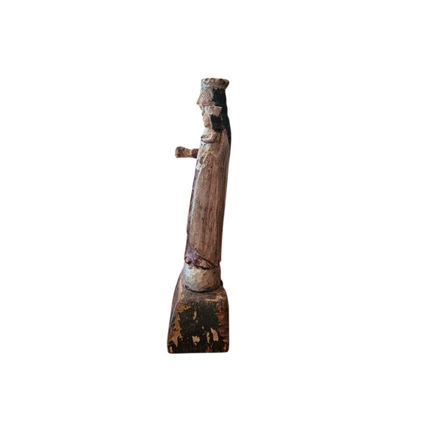 18th Century Santo Of Madonna & Child Puerto Rican