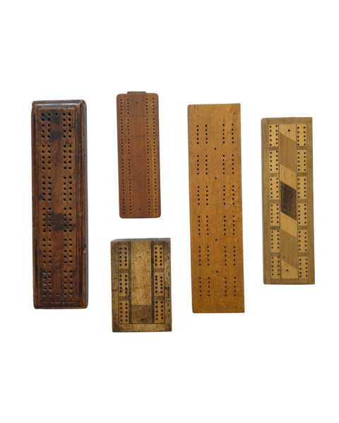 Three Cribbage Boards