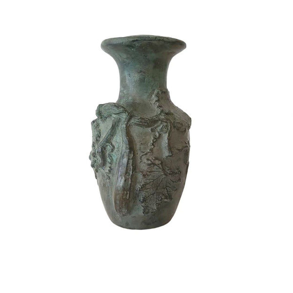 Japanese Cast Bronze Vase