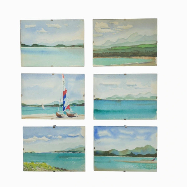 Collection Of Six Watercolours