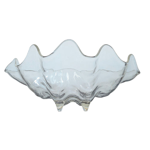 Lucite Acrylic Large Decorative Clam Shell Ice Bucket