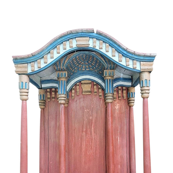 Antique Folk Art Quebec Shrine Architectural Model