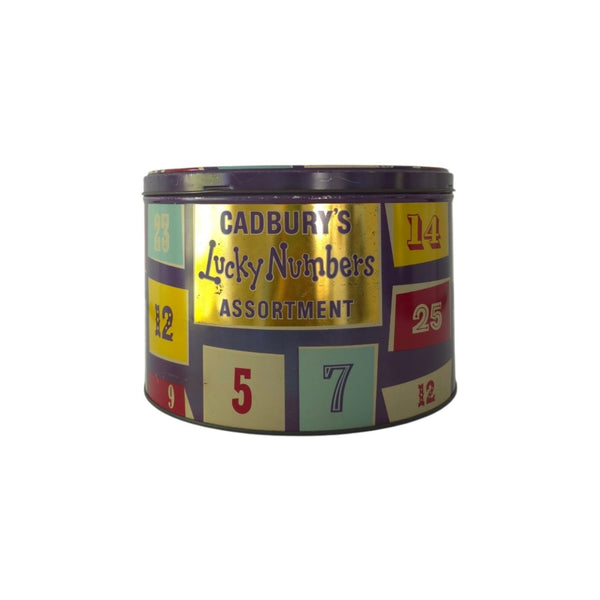 Circa 1950's Cadbury's Lucky Nubers Assortment Tin