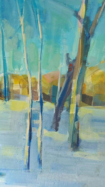 Oil On Board Forest Landscapes