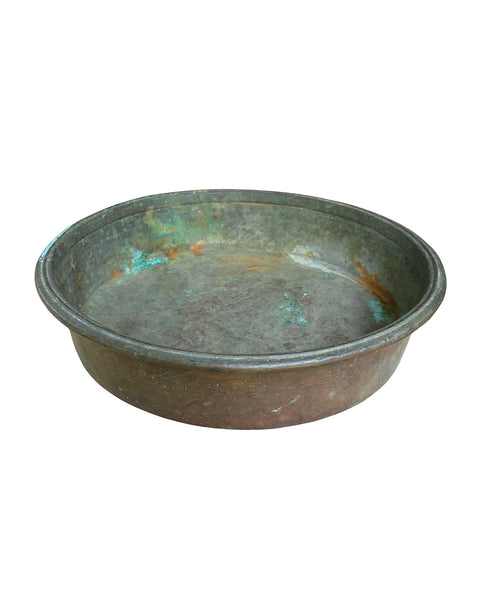Antique French Large Copper Confiture Pan