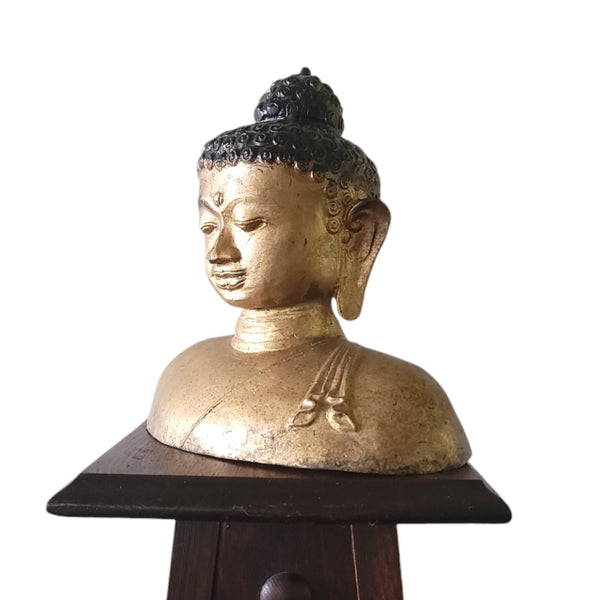 Bronze Nepali Buddha Bust