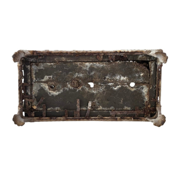 Cast Iron Planter With Wood Box Interior