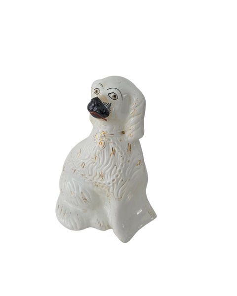 Tall Antique Staffordshire Dog