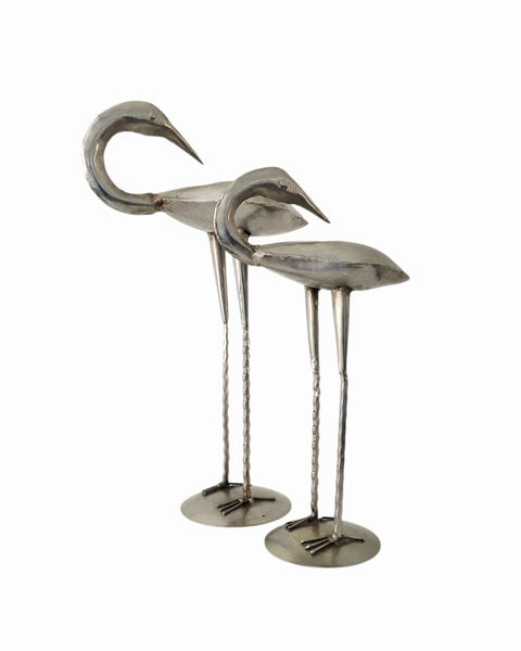 Metal Stork Pair