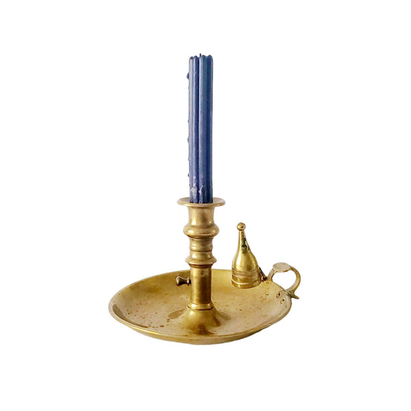 Antique Brass Chamber Candle