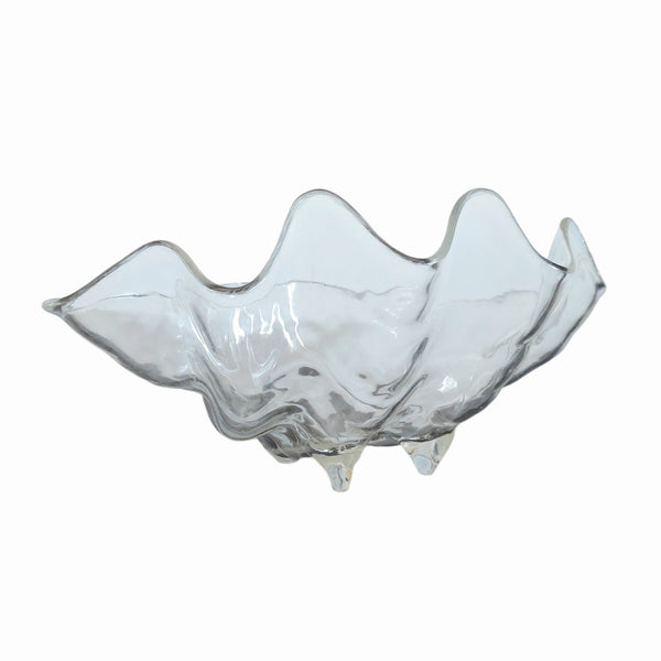 Lucite Acrylic Large Decorative Clam Shell Ice Bucket