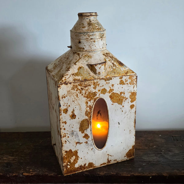 Primitive Metal Candle Lantern