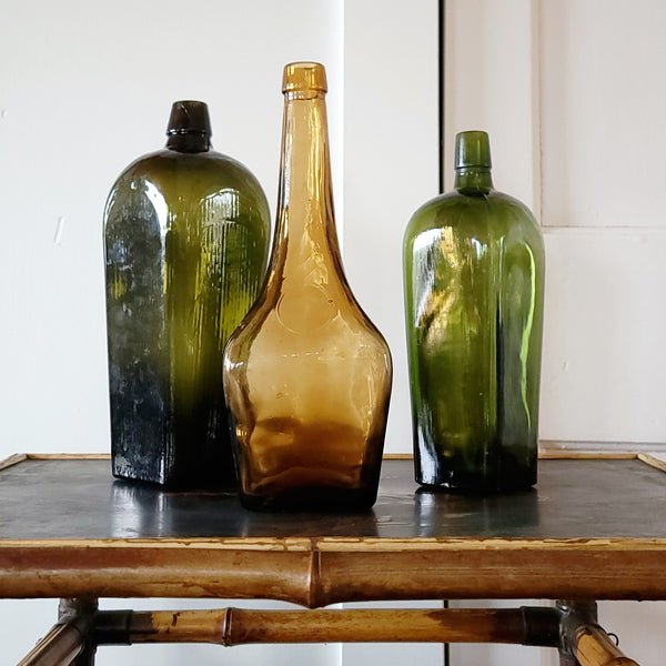 Trio Of Antique Bottles