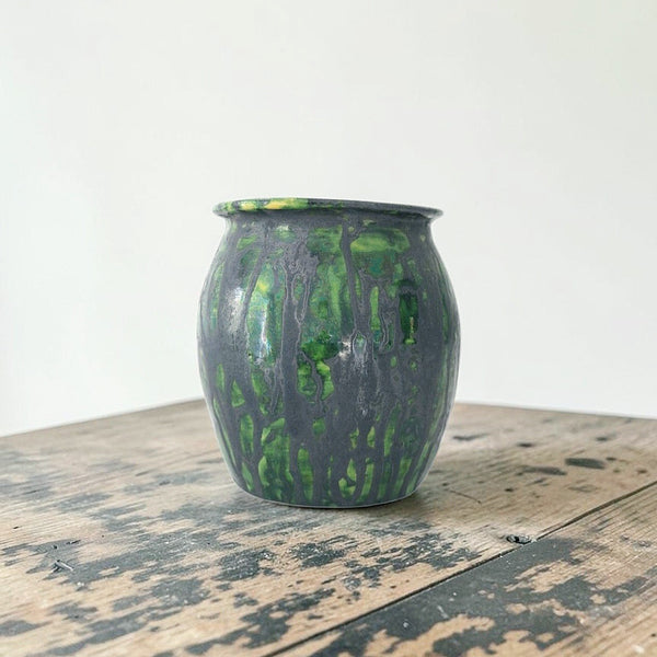 Drip Glaze Studio Pottery Pot