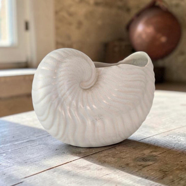 Art Deco Ceramic Shorter & Sons Nautilus Planter