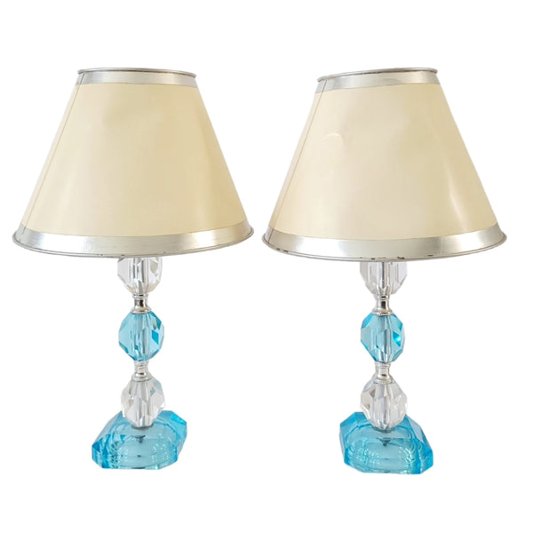 Vintage Crystal Table Lamps