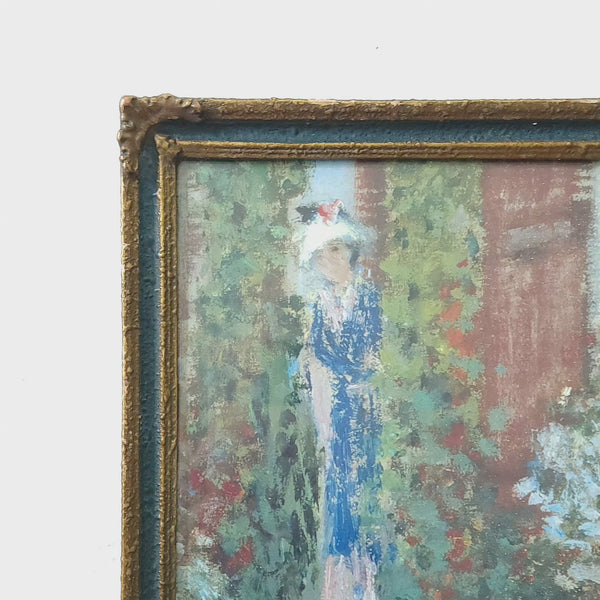 Beautiful Antique Frame With Monet Print