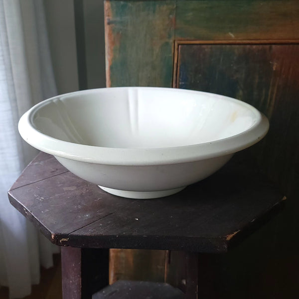 Antique Large Ironstone Bowl
