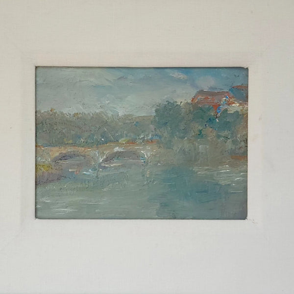 Impressionist Landscape Oil On Board